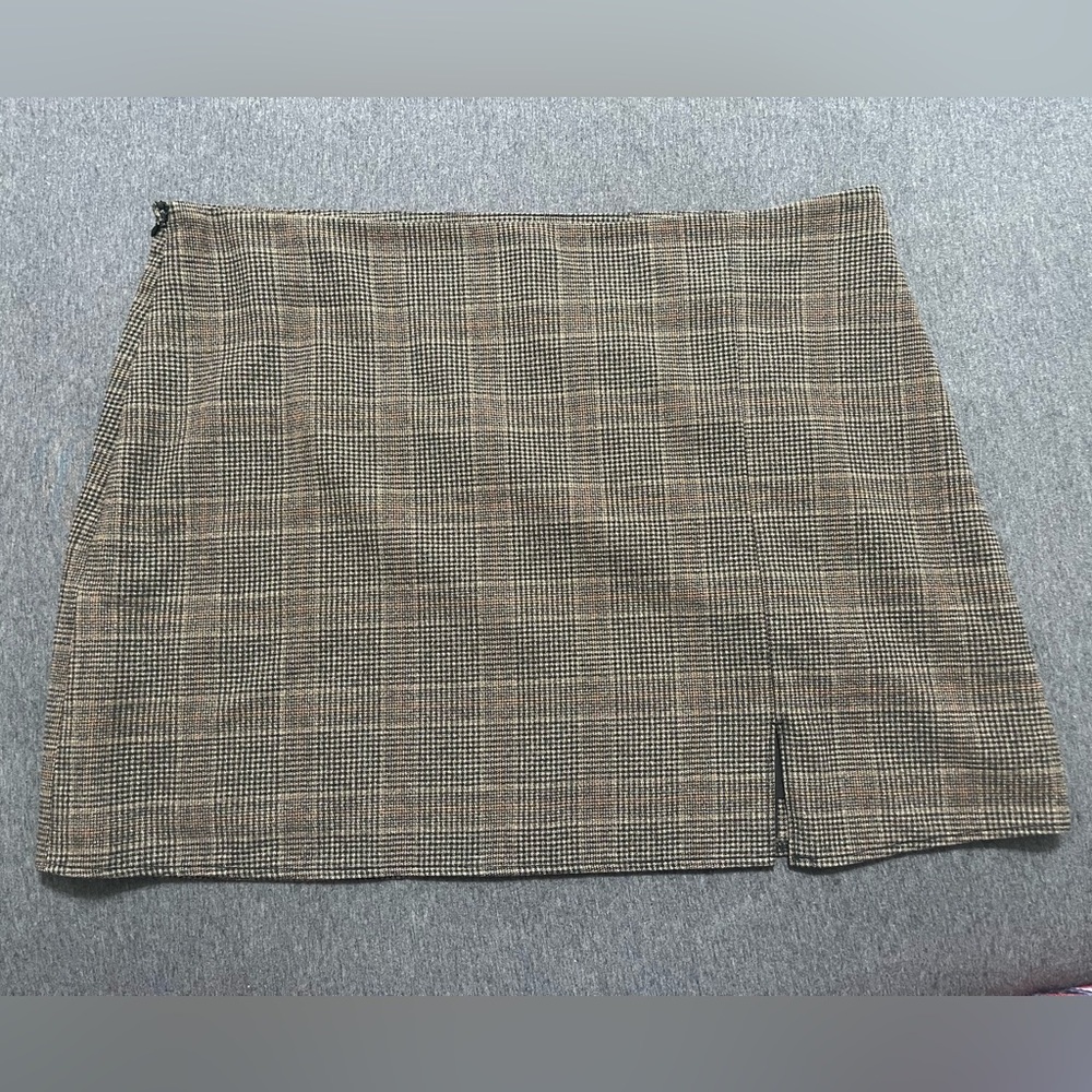 Plaid Mini Skirt
